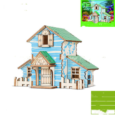 Puzzle 3D de Madera con Tecnología Láser