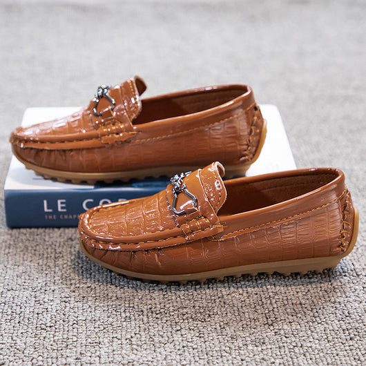 Zapatos de Cuero Estilo Británico para Niños Step On - Image 8
