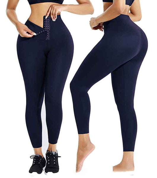 Leggings Yoga Doble Abotonado para Mujer - Diseño Minimalista - Image 5