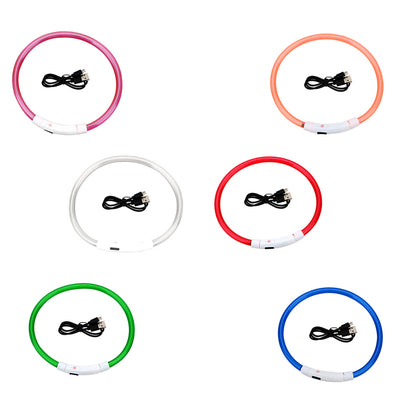 Collar Luminoso Recargable para Mascotas con Tres Modos de Destello - Image 11