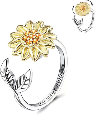 Anillo Giratorio Antiansiedaad con Letras Ajustables - Image 8
