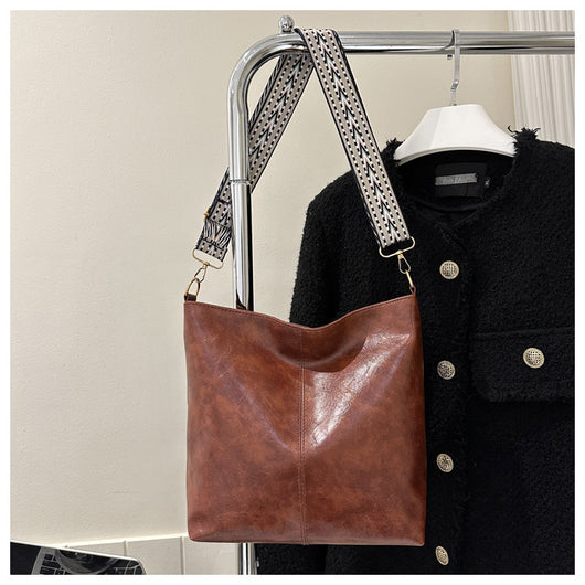 Bolso Bandolera Coreano con Correa Ancha para el Hombro - Image 11