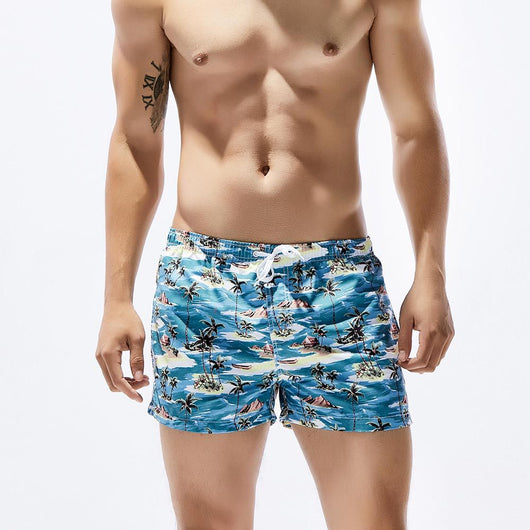 Pantalones Cortos de Playa Estampado Coco Secado Rápido - Image 4