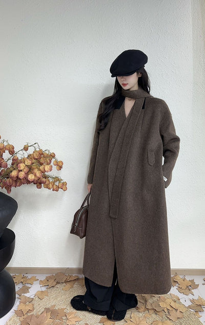 Abrigo Lana Reversible Doble Cara Estilo Coreano - Image 9