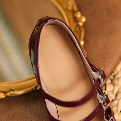 Sandalias de Cuero Vintage con Estilo Clásico - Image 9