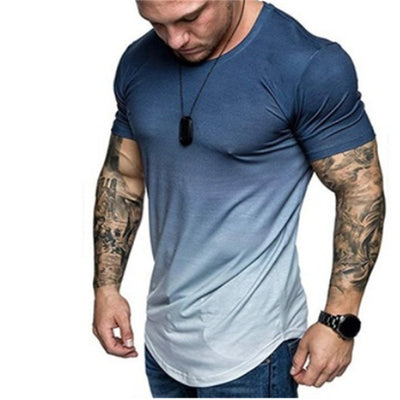 Playera Deportiva Personalizada con Impresión 3D Digital - Cuello Redondo Verano Hombre - Image 2