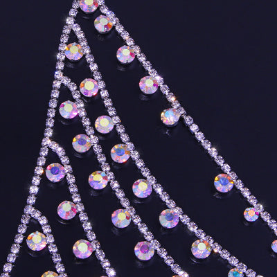 Cadena de Cuerpo Diamond Wave Multicolor - Joyería Sensual para Noches Especiales - Image 11