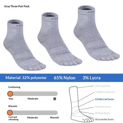 Calcetines Deportivos con Dedos Separados para Correr, Senderismo y Maratón - Image 11