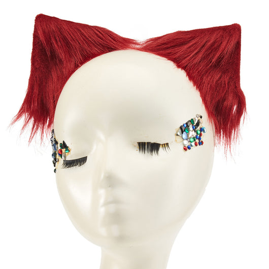 Diadema Gótica de Orejas de Gato Artesanal - Image 5