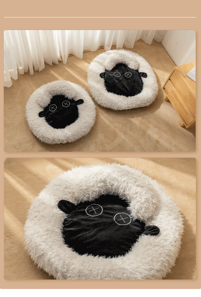 Cama Redonda Térmica para Gatos - Lana Cálida Invierno - Image 12