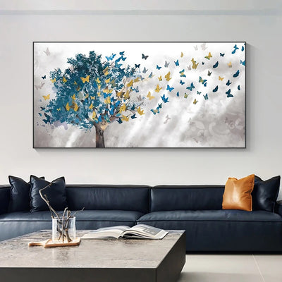 Cuadro Óleo Moderno para Decoración de Pared