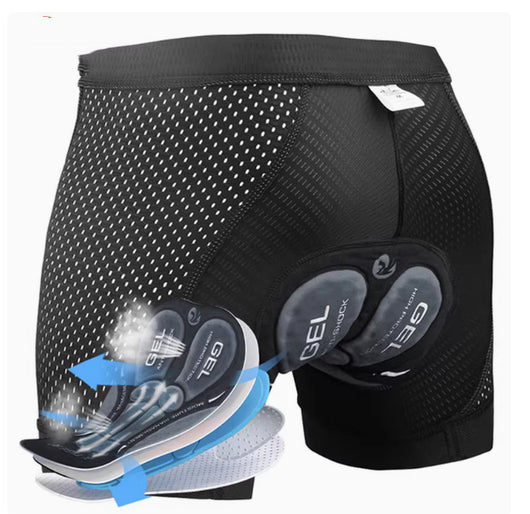 Shorts de Ciclismo para Hombre Negros Transpirables - Image 8