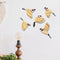 Juego de Pájaros Voladores en Madera - Decoración para el Hogar