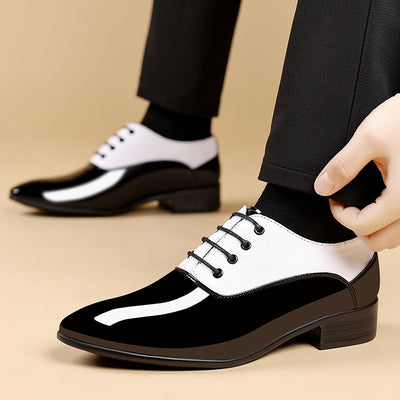 Zapatos Casuales para Hombre con Suela Suave y Acabado Brillante - Image 11