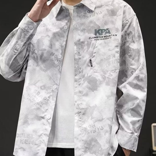 Camisa de Camuflaje Retro Estilo Japonés para Hombre - Image 4
