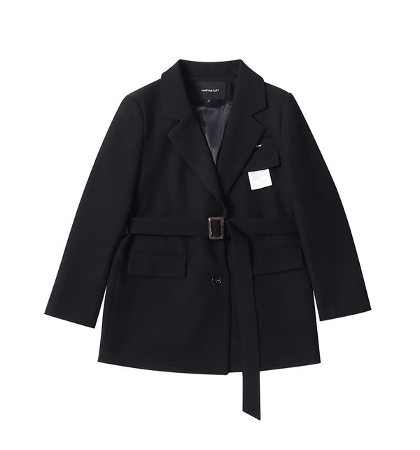 Blazer Casual Blanco para Commuter - Estilo Ejecutivo Moderno