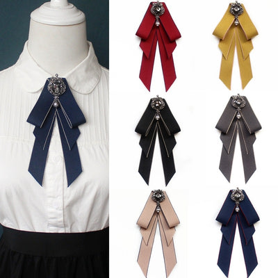 Corbata Moño Blanca Estilo Campus para Uniforme Ejecutivo y Azafata - Image 12