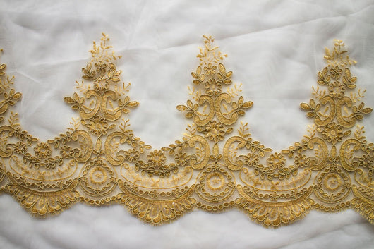 Accesorios de Encaje Secuencia Bordado para Boda con Efecto Pestañas - Image 18
