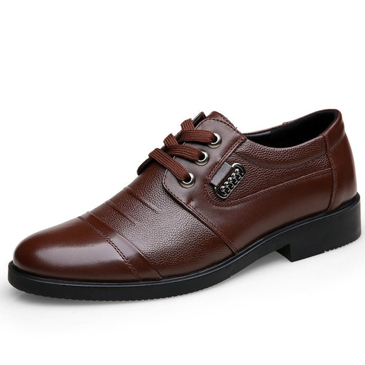 Zapatos de Cuero con Cordones para Hombre - Estilo Versátil y Elegante - Image 5