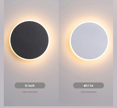 Lámpara LED de Pared Redonda Nórdica - Luz Moderna para Dormitorio y Pasillo - Image 18