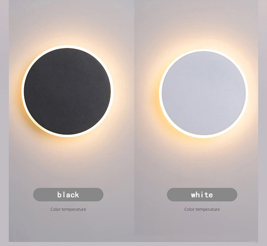 Lámpara LED de Pared Redonda Nórdica - Luz Moderna para Dormitorio y Pasillo - Image 18