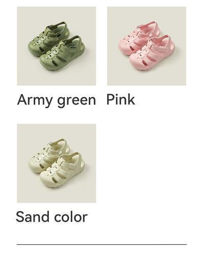 Sandalias Infantiles EVA Colores Sólidos para Verano - Image 11