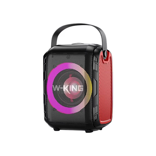 Parlante Karaoke Portátil W-King T9S con Micrófono Inalámbrico