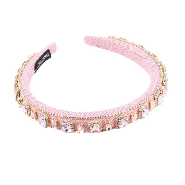 Diadema de Diamantes Elegante Estilo Europeo y Americano