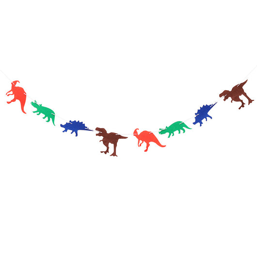 Banderín Decorativo Tejido Tema Dinosaurios para Fiestas de Cumpleaños - Image 9