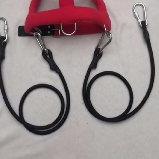 Juego de Bandas Elásticas de Entrenamiento de Fuerza Explosiva con Correa Pectoral y Cuerda Amortiguadora - Image 2