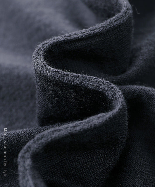 Polo de Lana Fina Merino para Hombre - Camisa de Manga Larga Elegante - Image 28