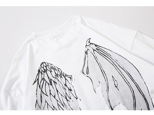 Playera Hip Hop Alas de Ángel Oscuro - Diseño Urban Street - Image 13