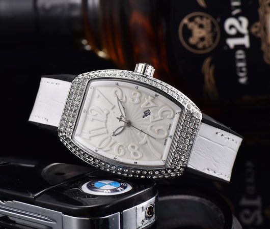 Reloj Casual de Hombre Estilo Barril con Movimiento de Cuarzo - Image 9