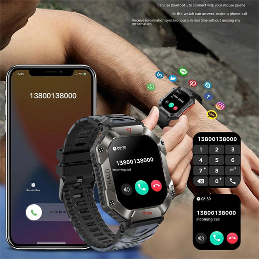 Reloj Inteligente Deportivo con Llamadas Bluetooth - Image 6