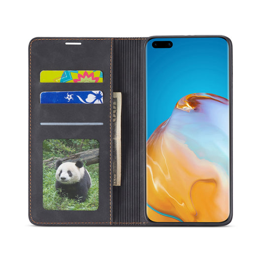 Funda Tipo Flip con Ranuras para Tarjetas - Carcasa Protectora para P40Pro - Image 3