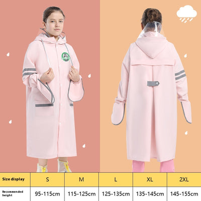 Poncho Impermeable Escolar para Niños y Niñas - Protección Total con Mochila Integrada - Image 9