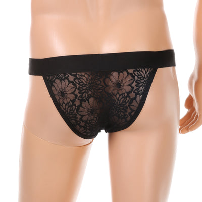 Tanga de Encaje Sexy para Hombre Cintura Baja con Diseño Atrevido - Image 17