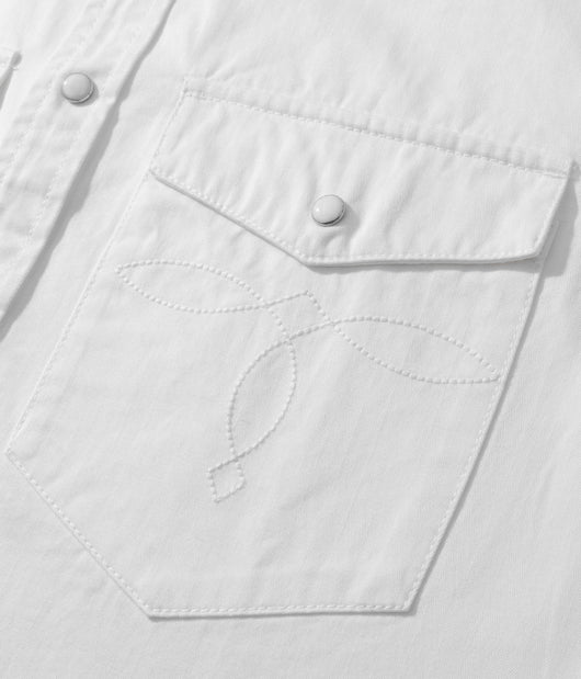 Camisa Denim a Rayas con Efecto Vintage Desgastado - Image 52