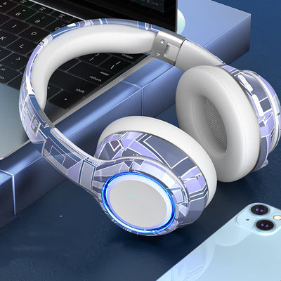 Auriculares Bluetooth 5.2 con Iluminación LED