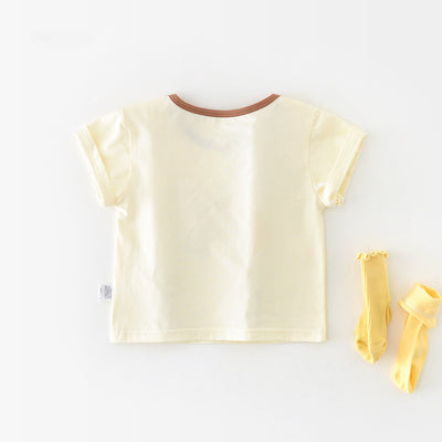 Playera Infantil de Verano con Estampado de Plátano - Image 4