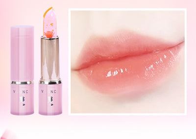 Labial Gel Cambia Color con Flores - Hidratación Duradera sin Transferencia - Image 6