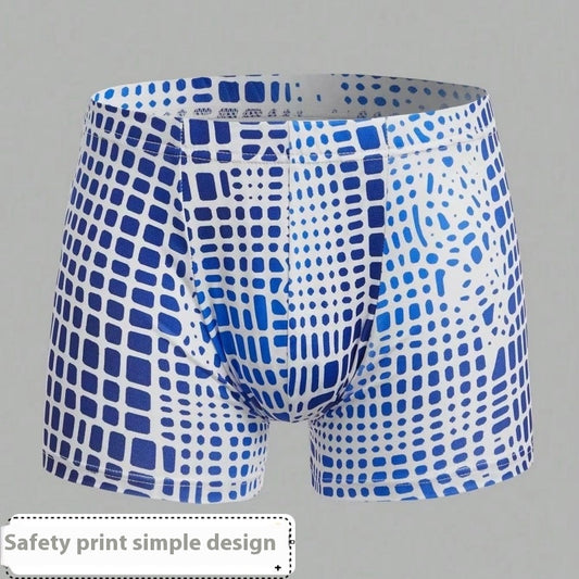Bóxers Hombre Ice Silk Estampados Cintura Media Verano Transpirables - Image 2