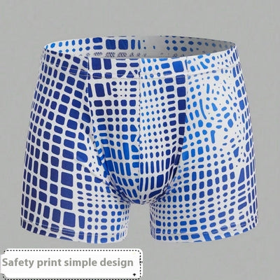 Bóxers Hombre Ice Silk Estampados Cintura Media Verano Transpirables - Image 2