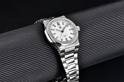 Reloj Automático de Acero Inoxidable Resistente al Agua - Diseño Barril - Image 21