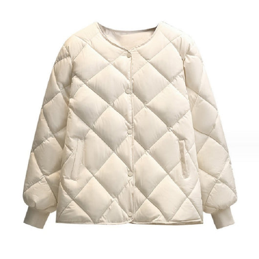 Chaqueta Corta Acolchada para Mujer Estilo Coreano Ligera - Image 5