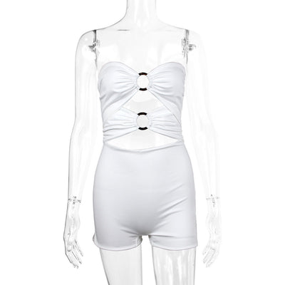 Jumpsuit Elegante con Escote Tubo y Detalles Calados - Image 19