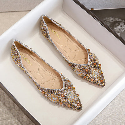 Zapatos Planos Mujer con Pedrería y Remaches - Nuevo Estilo Elegante - Image 4