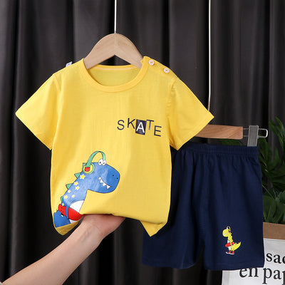 Conjunto de Dos Piezas en Algodón con Mangas Cortas para Niños y Niñas - Image 8