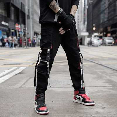 Overol Hip-hop Delgado para Hombre - Estilo Urbano Otoñal - Image 8