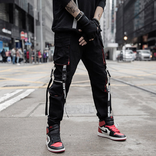 Overol Hip-hop Delgado para Hombre - Estilo Urbano Otoñal - Image 8